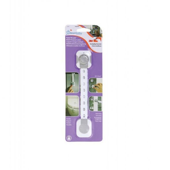 Baby Look - ασφάλεια ντουλαπιών συρταριών multi lock white grey dreambaby br74693