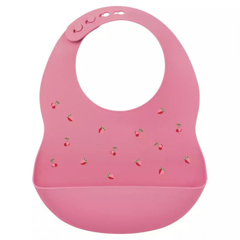 Baby Look - 20230406151353 nattou strawberry adiavrochi saliara silikonis me koumpi me tsepi roz gia 0 m n876407