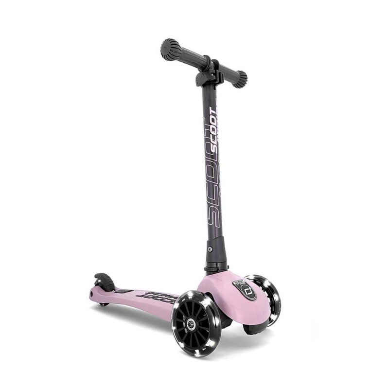 Baby Look - Scoot n ride – Highway kick 3 πατίνι LED rose