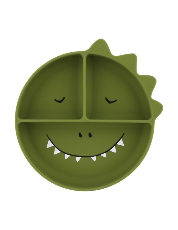 Baby Look - silicone divided suction plate mr dino