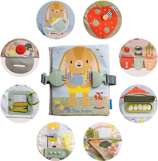 Taf Toys Βιβλίο Δραστηριοτήτων My 1st Busy Book από Ύφασμα για Νεογέννητα