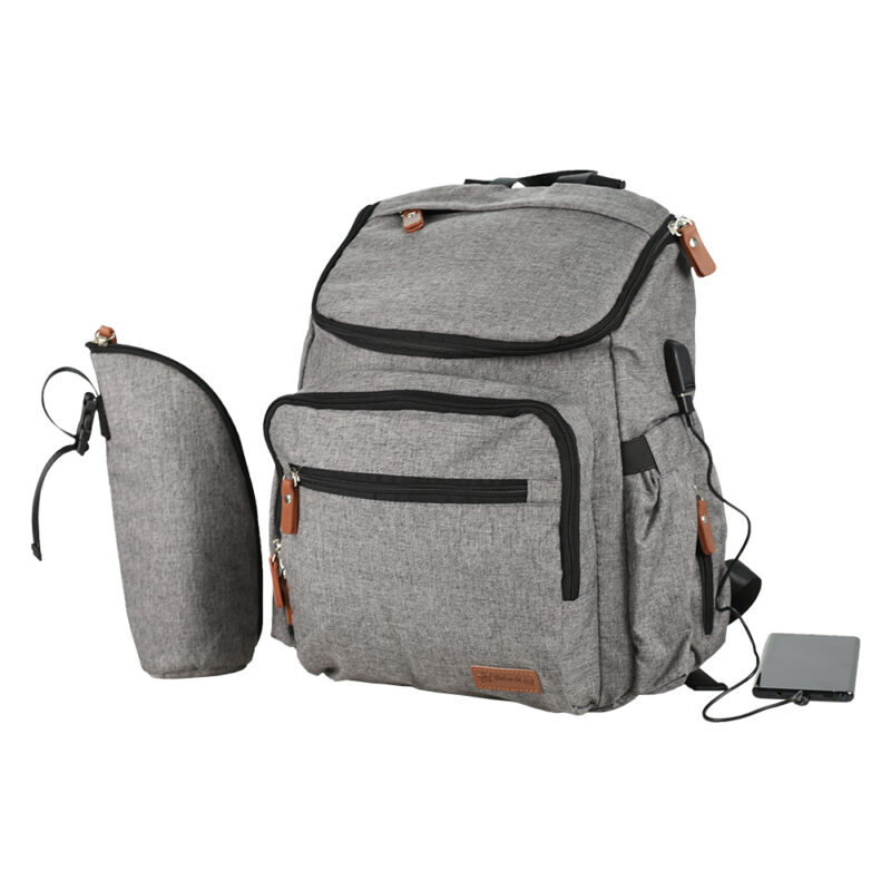 Baby Look - tsanta platis allaksiera me usb grey 858 44x9 1